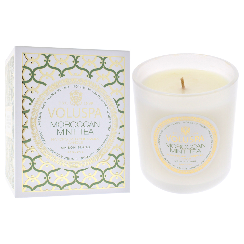 Voluspa Moroccan Mint Tea Candle 9.5 oz - Picture 3 of 8